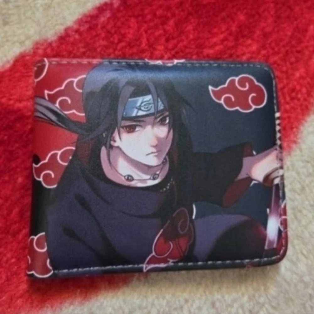 New Naruto itachi akatsuki anime manga leather wallet